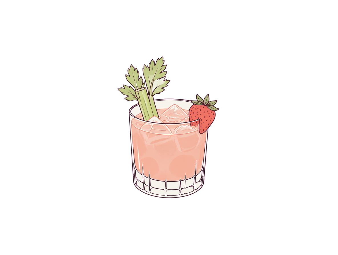 Arak Bloom cocktail illustration