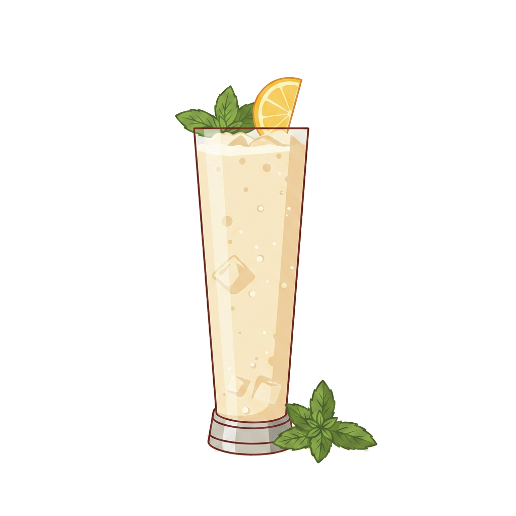 Arak Limonana cocktail illustration