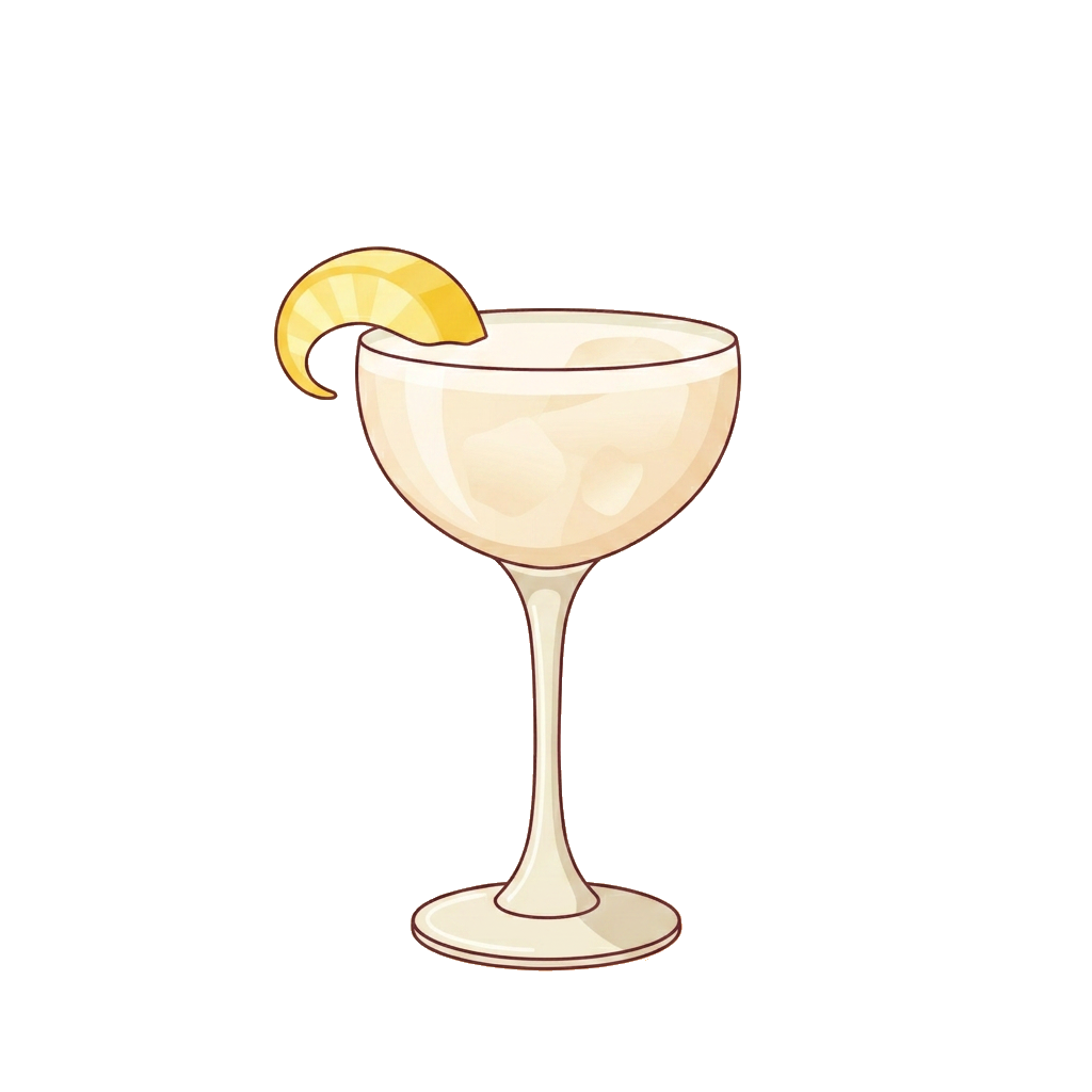 Arak Sour cocktail illustration