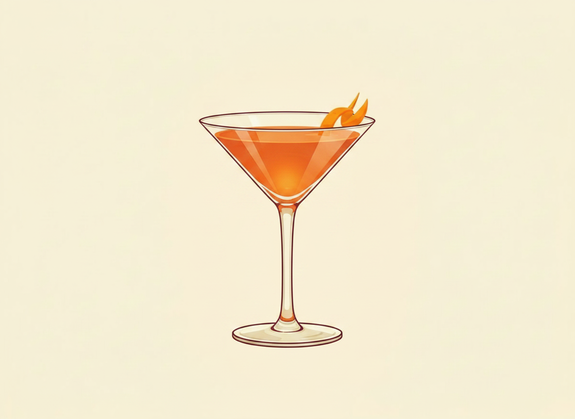 Brown Derby cocktail illustration