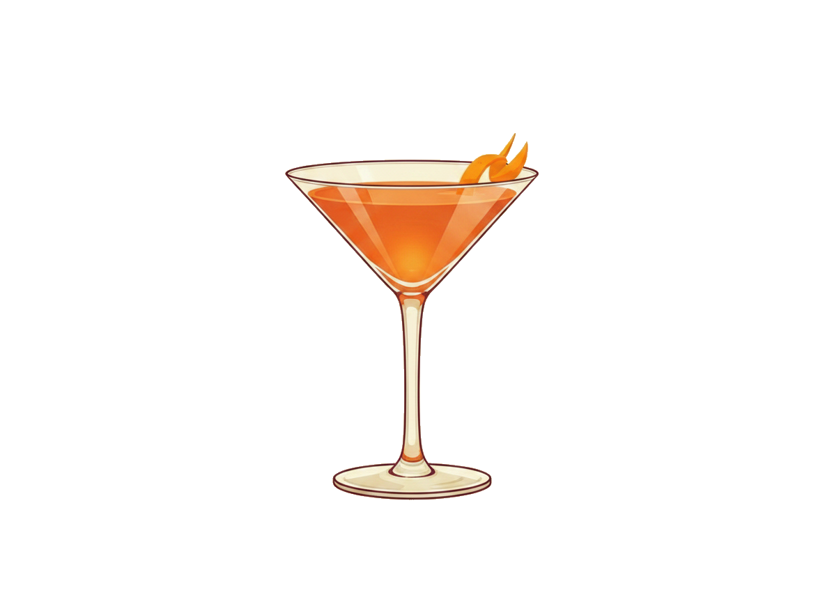 Brown Derby cocktail illustration
