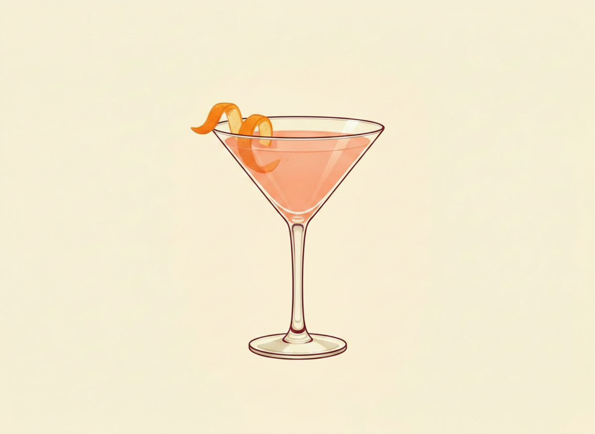 Division Bell cocktail illustration