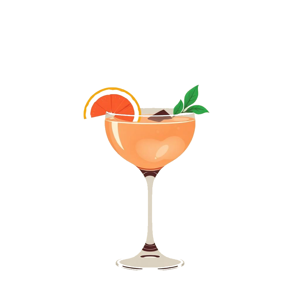 Gin the Mood cocktail illustration