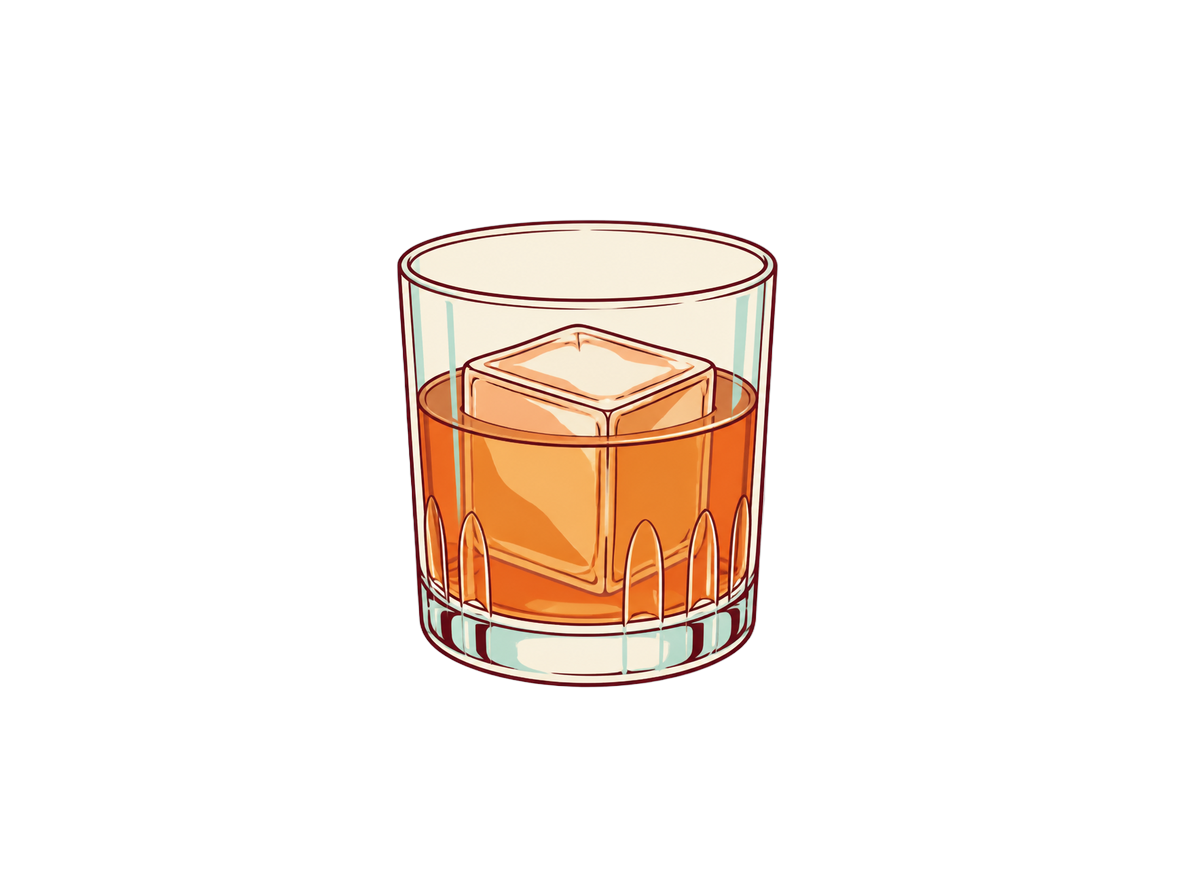 Godmother cocktail illustration