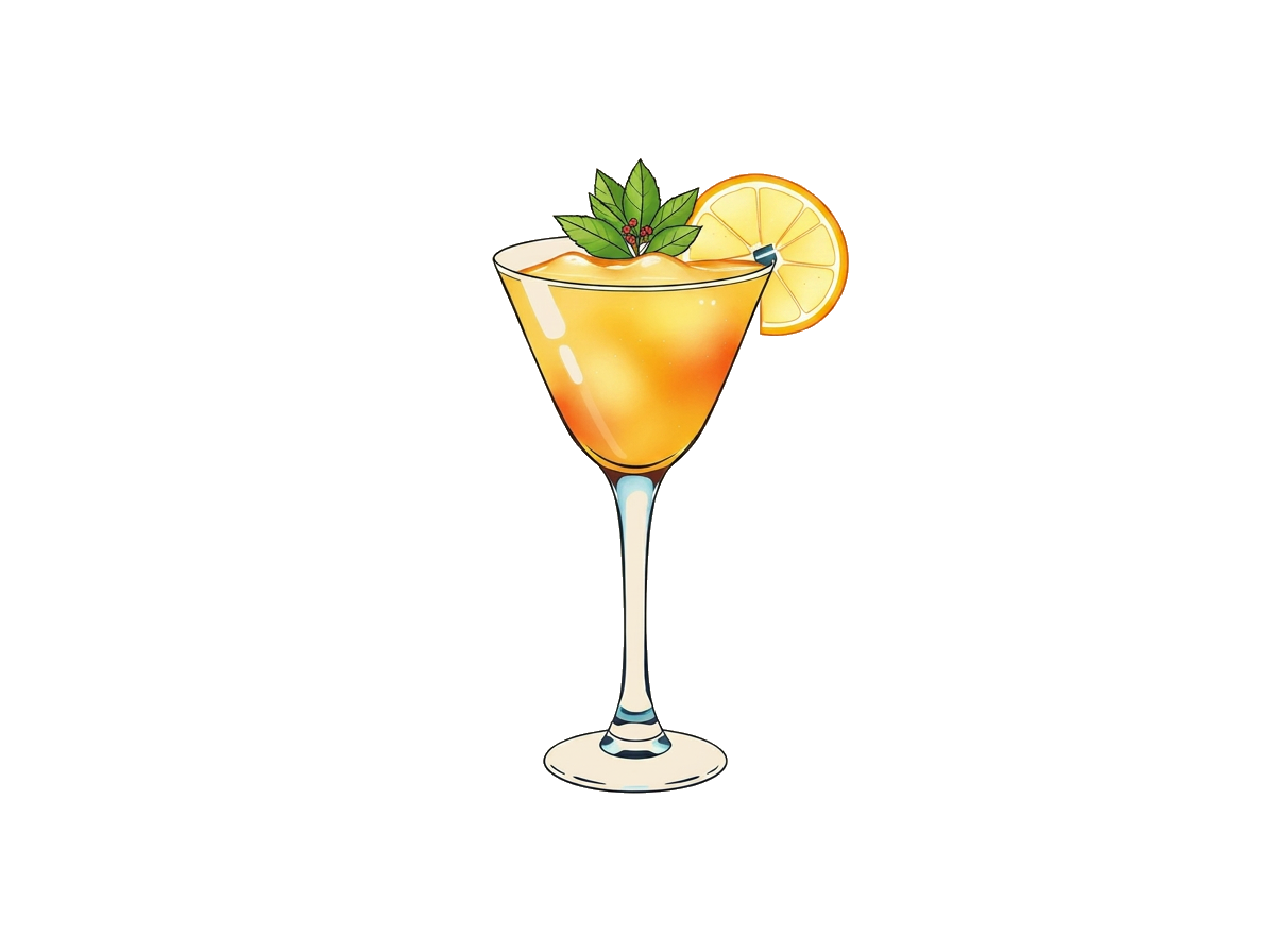 Mai Tai cocktail illustration