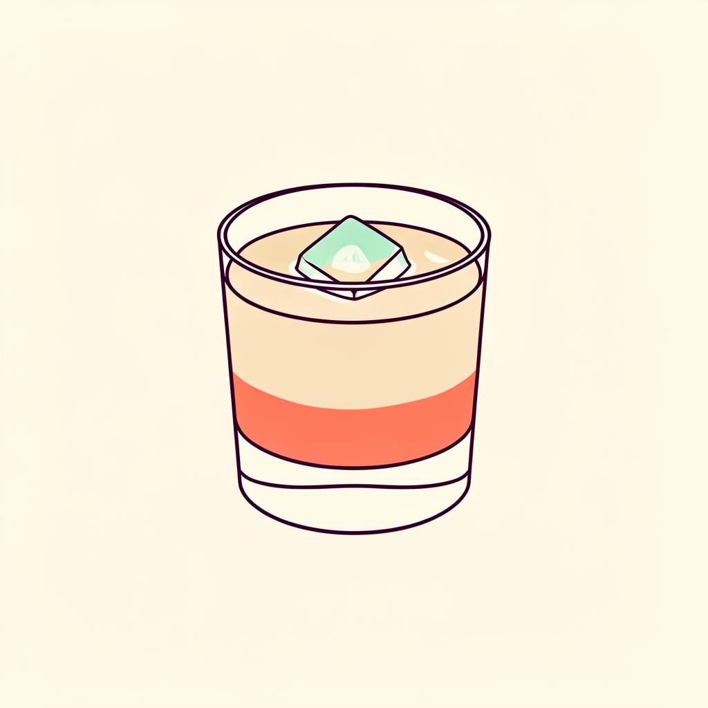 Orgasm cocktail illustration