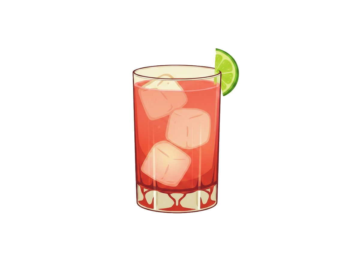 Sea Breeze cocktail illustration