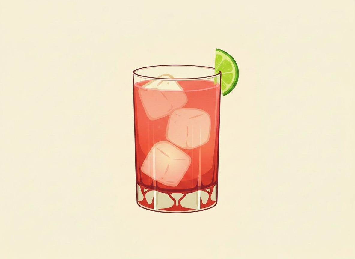 Sea Breeze cocktail illustration