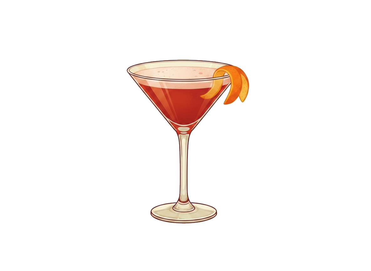 Trinidad Sour cocktail illustration