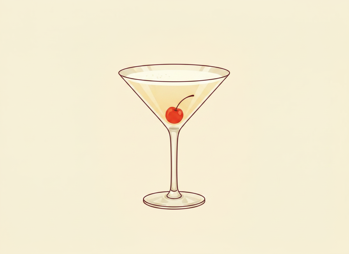 Vodka Sour cocktail illustration