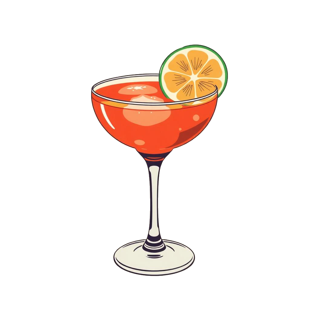 Zanzibar cocktail illustration